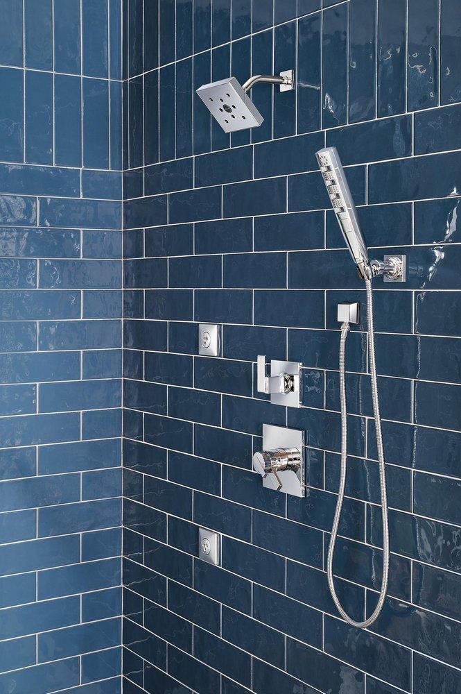 Delta Faucet Chrome Tub and Shower Diverter Valve with Single Lever Handle 