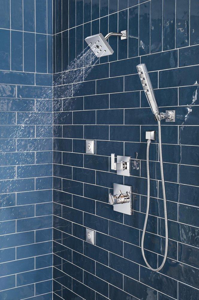 Delta Faucet Chrome Tub and Shower Diverter Valve with Single Lever Handle 