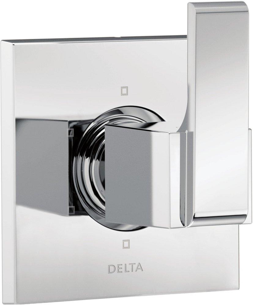 Delta Faucet Chrome Tub and Shower Diverter Valve with Single Lever Handle 