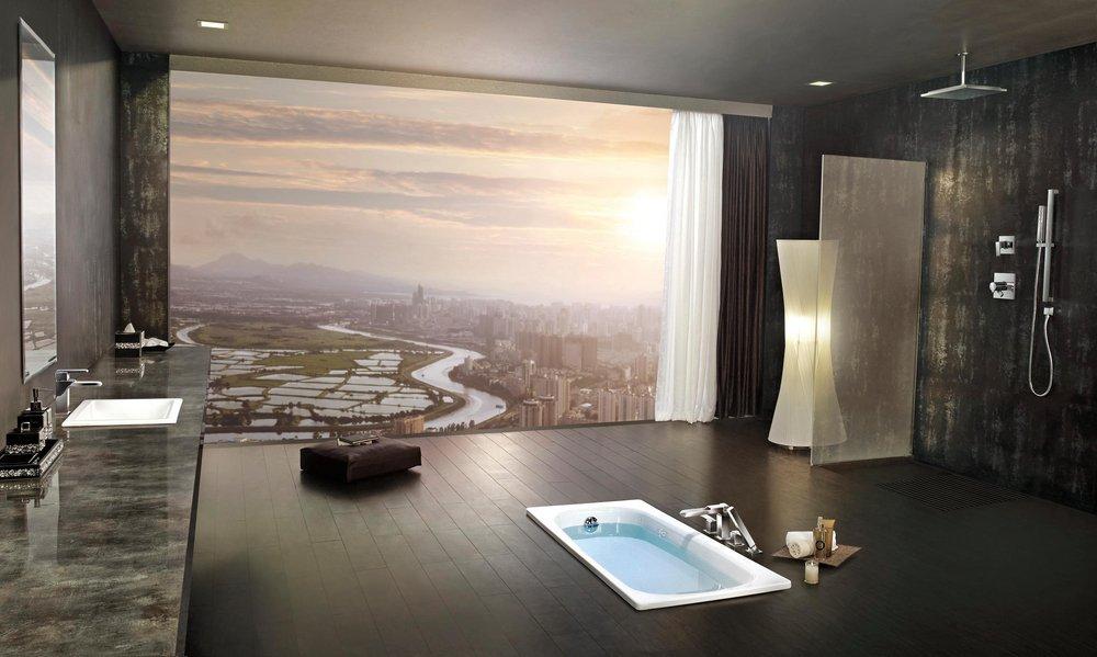 Delta Faucet Chrome Tub and Shower Diverter Valve with Single Lever Handle 