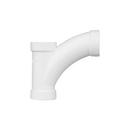White PVC DWV Combination Wye 