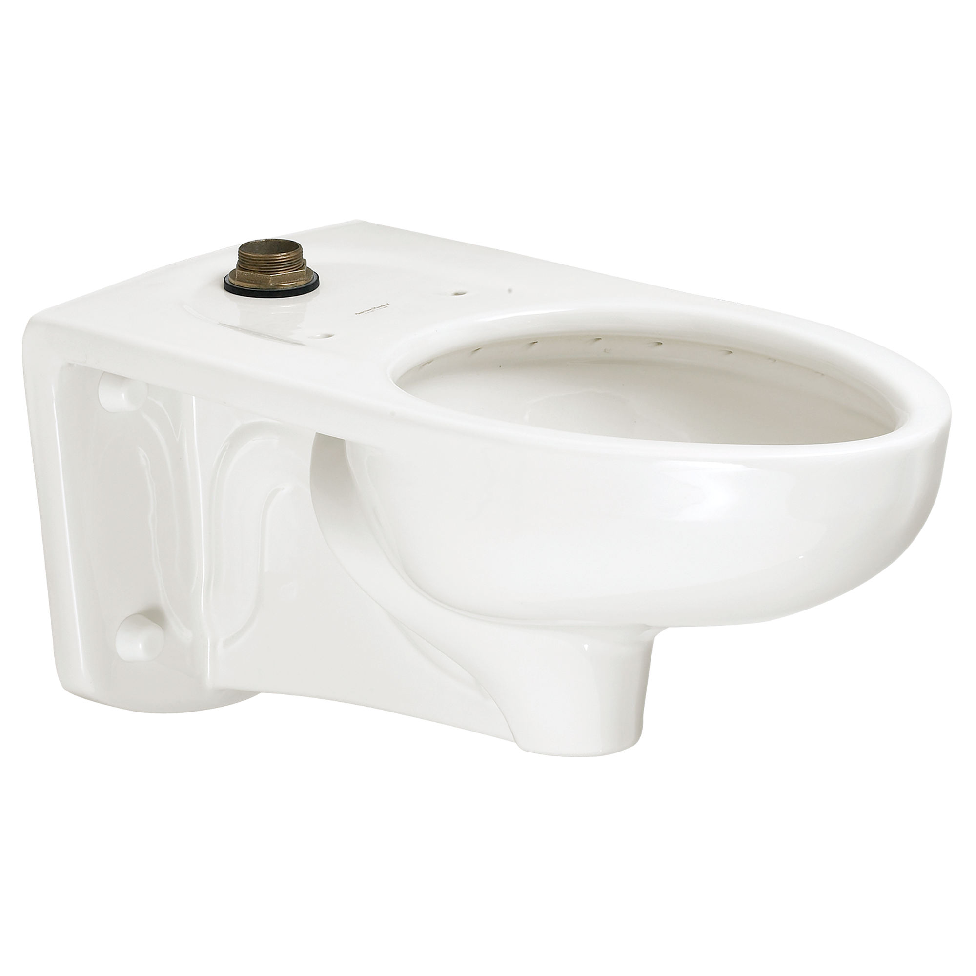 American Standard White 1.6 gpf Elongated Toilet 