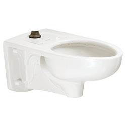 Elongated Wall Mount Toilet with EverClean Surface in White