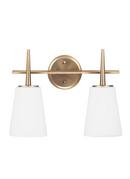 Visual Comfort & Co. Generation Lighting Satin Bronze *CVR* DRISCOLL 2L BATH SABR 