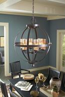 Seagull Lighting Autumn Bronze 172 in. 6-Light Medium E-26 Base Chandelier 
