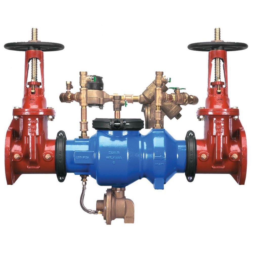 Zurn Wilkins Red Ductile Iron Flanged 350 psi Backflow Preventer 