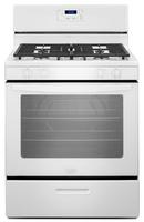 Whirlpool White 29-7/8 in. Gas 4-Burner Sealed Freestanding Range 
