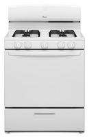 Amana White 29-22/25 in. Gas 4-Burner Sealed Freestanding Range 
