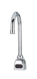 Battery Powered Bathroom Sink Faucet with Plug-in Power Converter in Polished Chrome