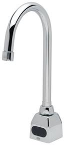 1-Hole Battery Powered Gooseneck Faucet in Polished Chrome