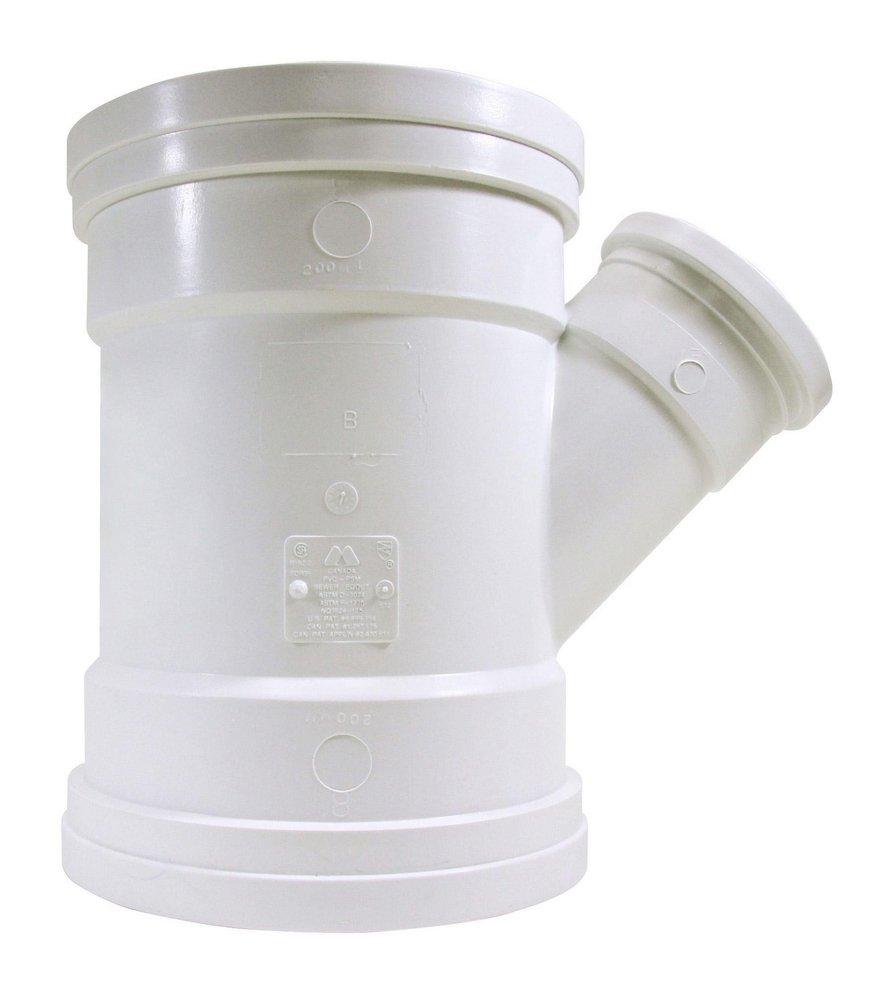 TRENCH TOUGH PLUS Gasket PVC Double Sewer Wye 