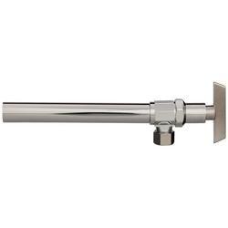 1/2 x 3/8 in. Sweat x OD Tube Loose Key Angle Supply Stop Valve in Polished Chrome