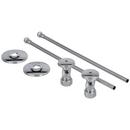 Zurn Polished Chrome 1/2 in x 3/8 in. x 2-1/2 in. Supply Kit in Polished Chrome 
