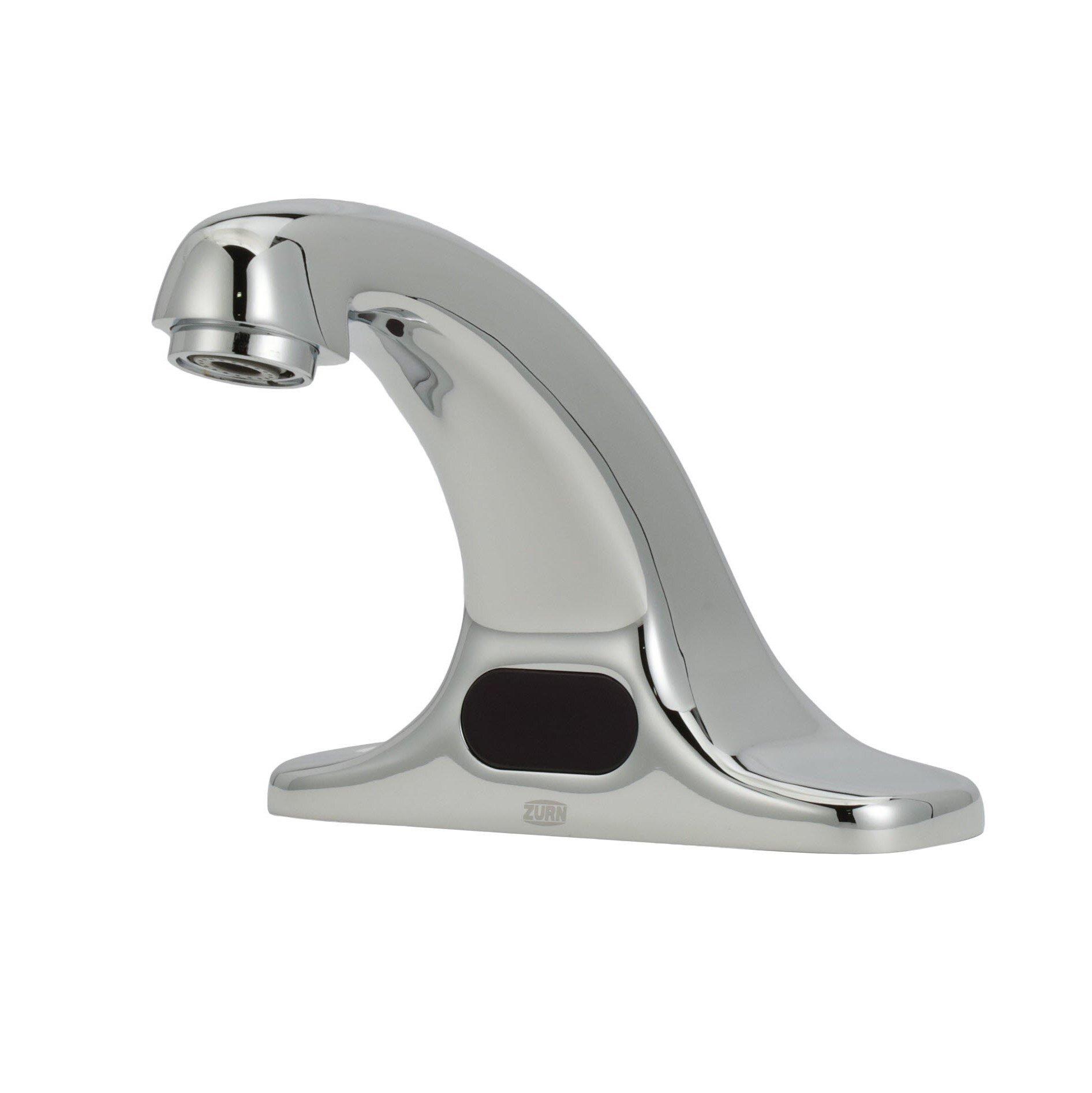 Zurn Polished Chrome 1-Hole Battery Powered Lavatory Faucet 