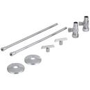 Zurn Chrome Plated Sink 1/2 in x 3/8 in. x 2-3/4 in. Supply Kit 