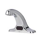 Battery Powered Bathroom Sink Faucet with Hydraulic Generator in Polished Chrome