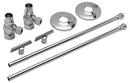 Sink 1/2 in x 3/8 in. x 2-3/4 in. Supply Kit in Chrome Plated