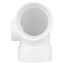 White PVC DWV 90&deg; Elbow with 1-1/2 