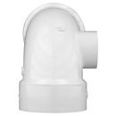 White PVC DWV 90&deg; Elbow with 1-1/2 