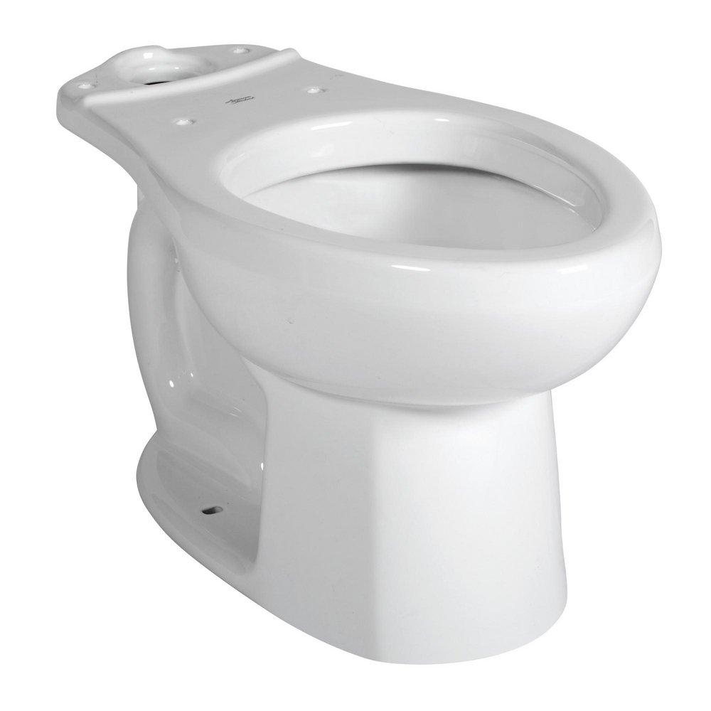 American Standard White 1.28 gpf Elongated Floor Mount Two Piece Toilet Bowl 