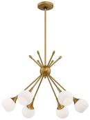 George Kovacs Honey Gold 24 in. 6-Light Chandelier 