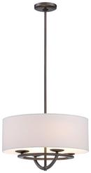 George Kovacs Smoked Iron 100W 4-Light Medium E-26 Incandescent Pendant 