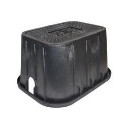 11 x 18 x 18 in. Plastic Meter Box in Black