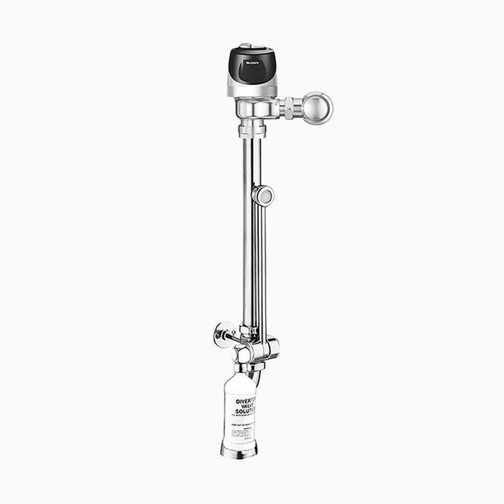 Sloan Valve Polished Chrome Hardwired Dual Urinal Flush Valve 