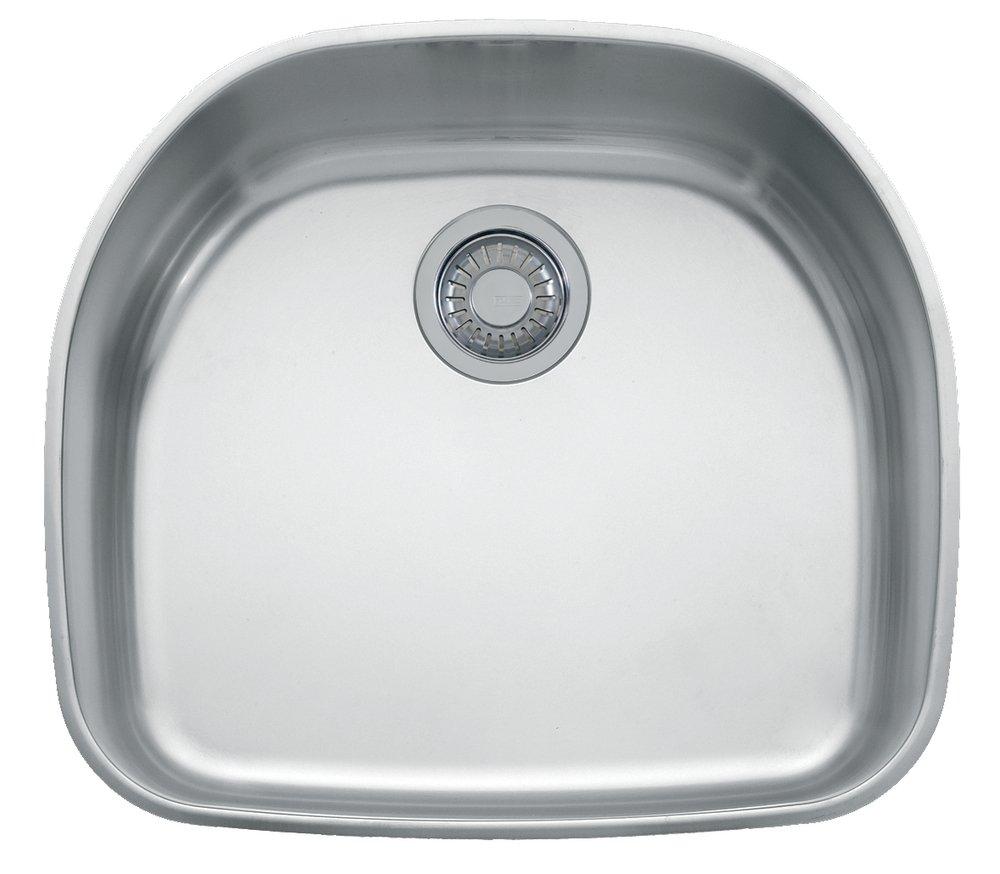 Franke Stainless Steel 22-1/4 x 19-7/8 in. No Hole Single Bowl Undermount Kitchen Sink 