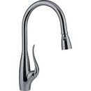 16-3/8 in. 1-Hole Kitchen Sink Faucet with Single Lever Handle in Satin Nickel