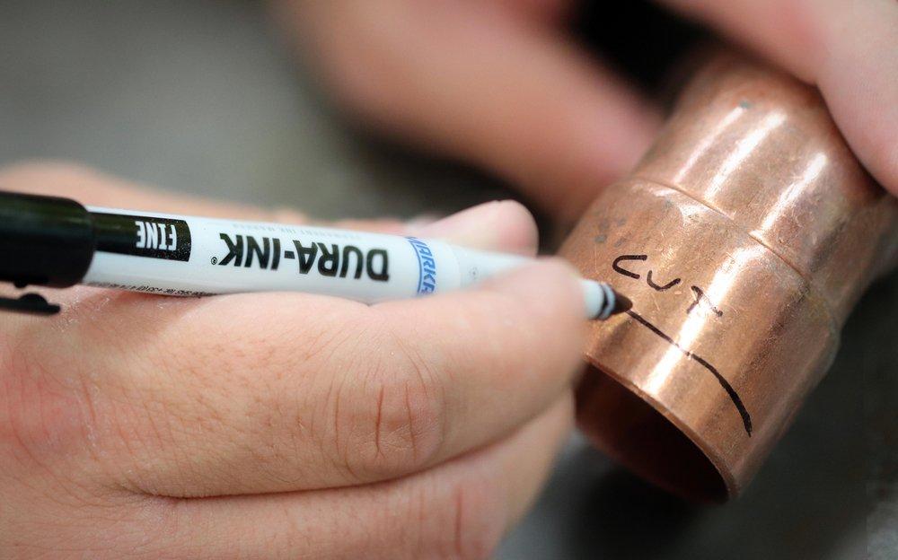 Markal&reg; Black 5-1/2 in. Ink Marker 