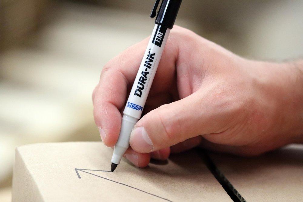 Markal&reg; Black 5-1/2 in. Ink Marker 