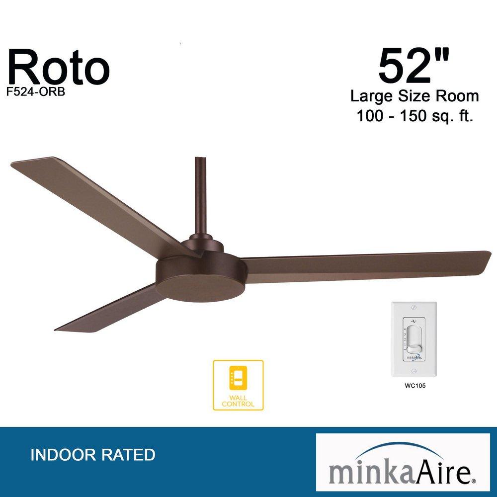 Minka Aire Oil Rubbed Bronze 52 in. 3-Blade Ceiling Fan 