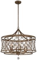 Metropolitan Arcadian Gold 60W 6-Light Pendant 