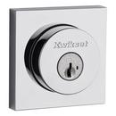 Kwikset Polished Chrome Square Single Cylinder Deadbolt with SmartKey Security 