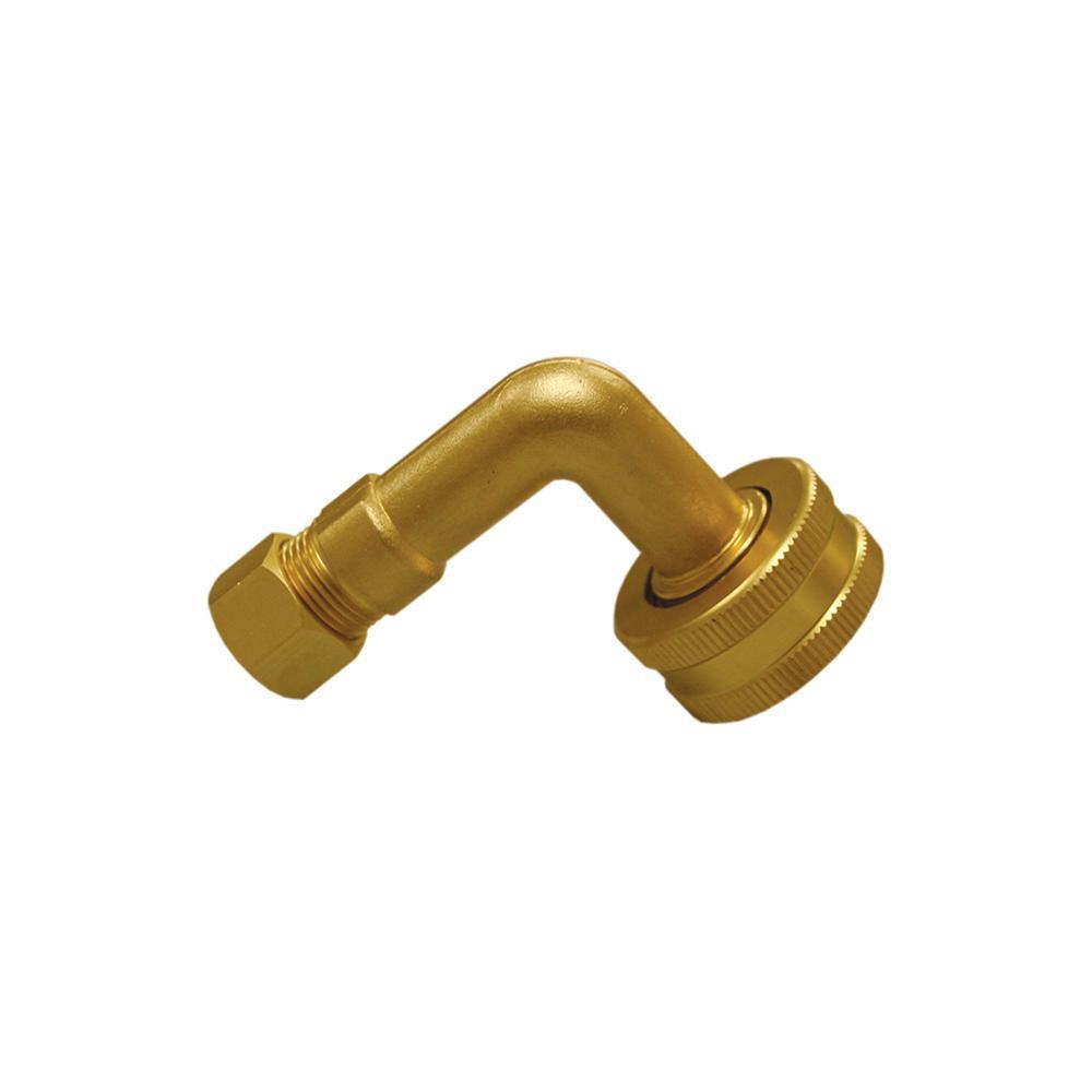 Jones Stephens FGHT x OD Compression 90 Degree Brass Reducing Elbow 