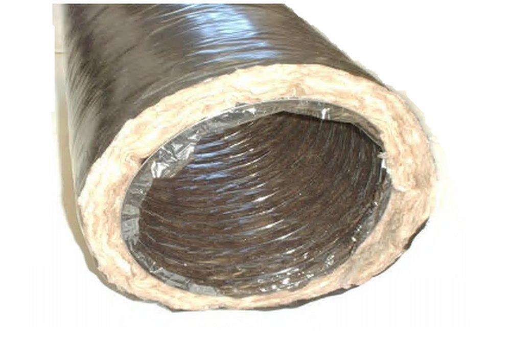 Royal Metal Products Black 25 ft. Black R4.2 Flexible Air Duct - Bagged 
