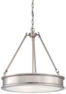 Minka Lavery Brushed Nickel 100W 3-Light Medium Pendant 