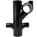 Black No Hub Cast Iron Closet Fitting 