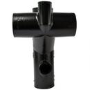 Black No Hub Cast Iron Closet Fitting 