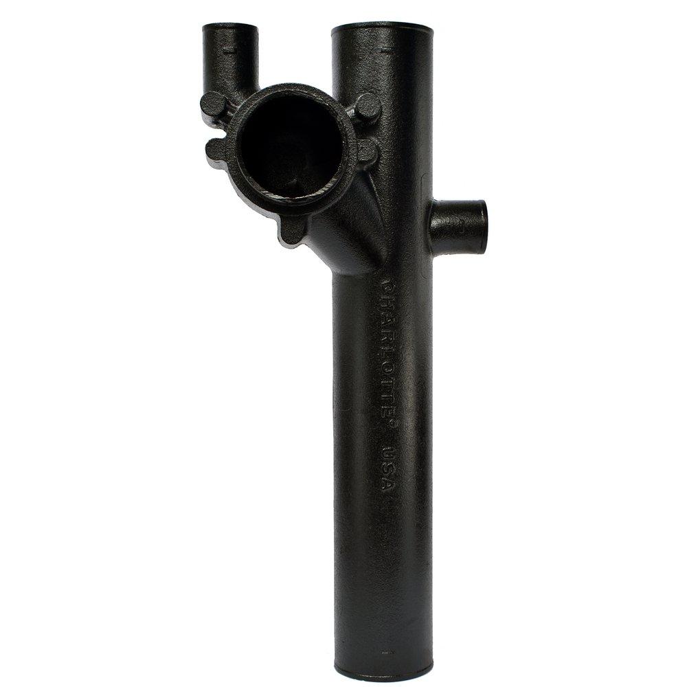 Black No Hub Cast Iron Starter Fitting 