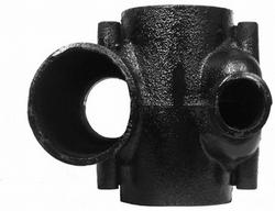 4 x 28 in. No Hub x Threaded Cast Iron Starter Fitting