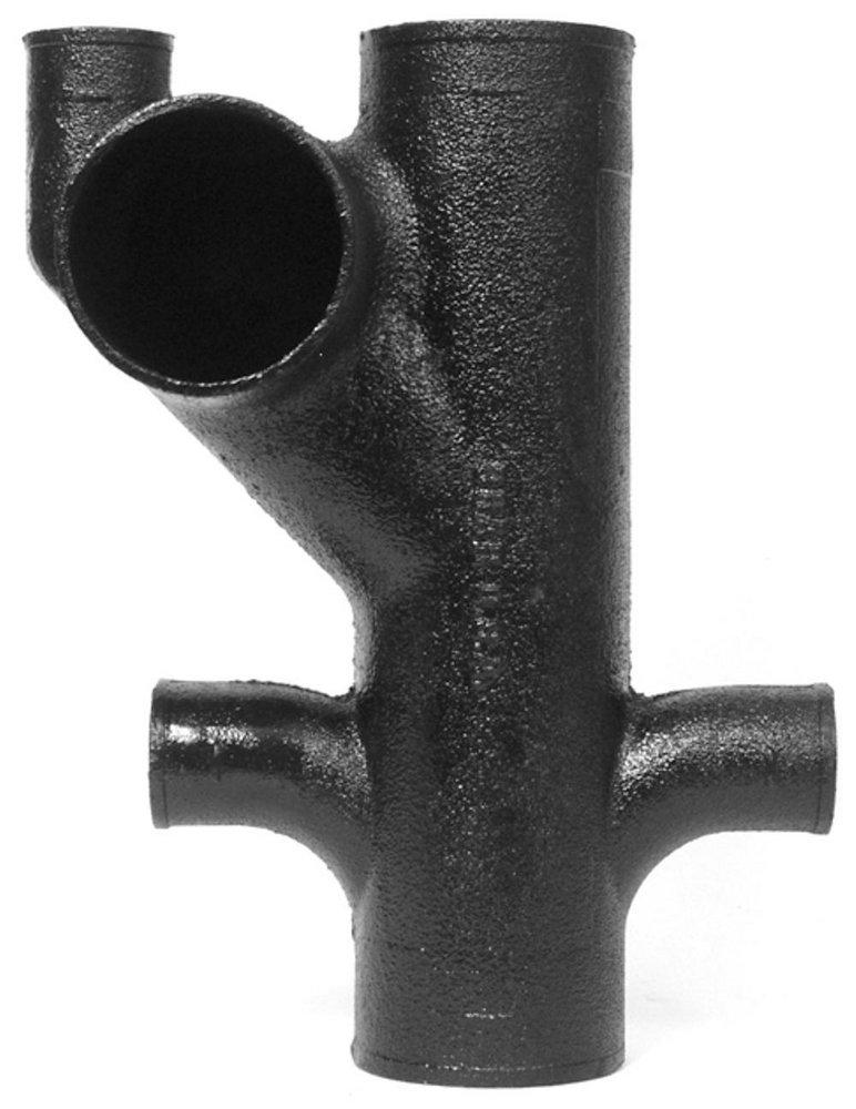 Black No Hub Cast Iron Closet Fitting 