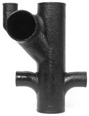 Black No Hub Cast Iron Closet Fitting 