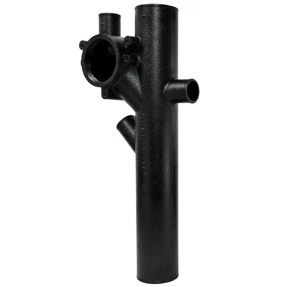Black No Hub x Threaded Cast Iron Starter Fitting 