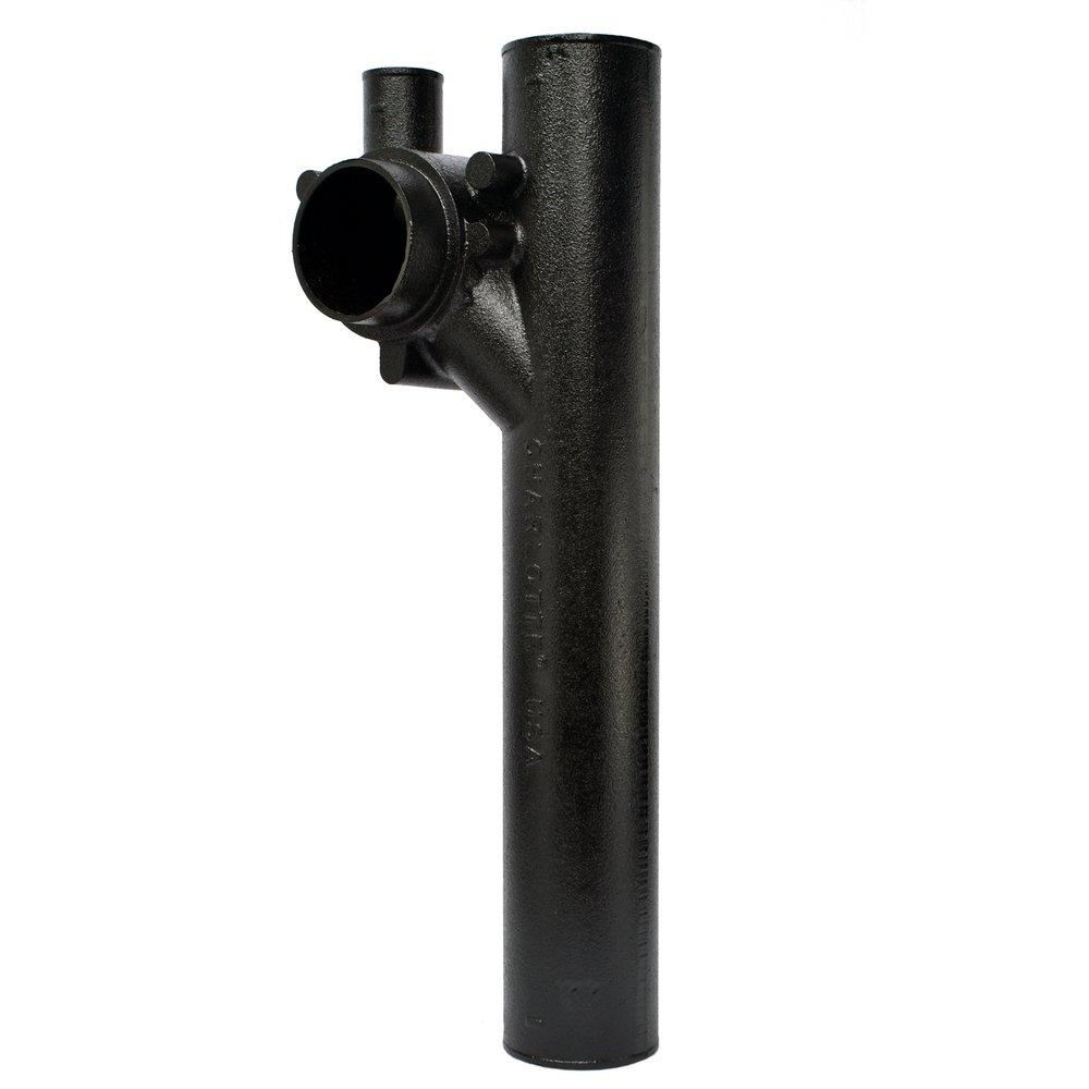 Black No Hub Cast Iron Starter Fitting 