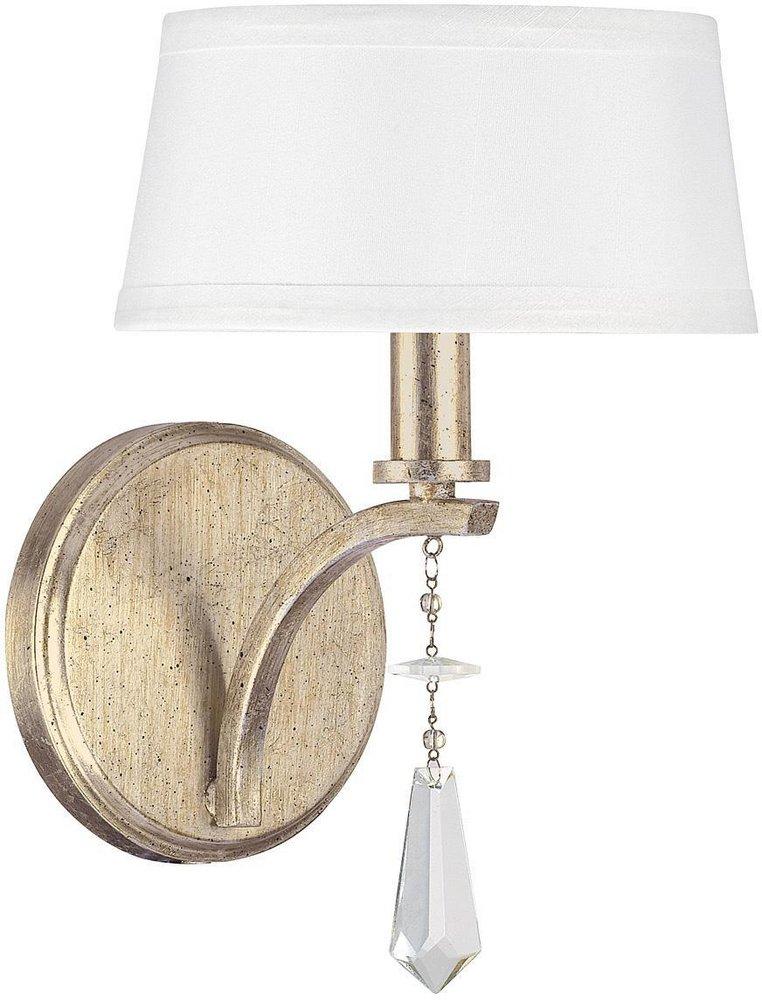 Capital Lighting Winter Gold 60W 1-Light Candelabra E-12 Incandescent Wall Sconce 