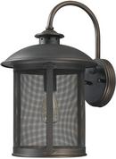 100W 1-Light Medium E-26 Incandescent Outdoor Wall Sconce in Old Bronze