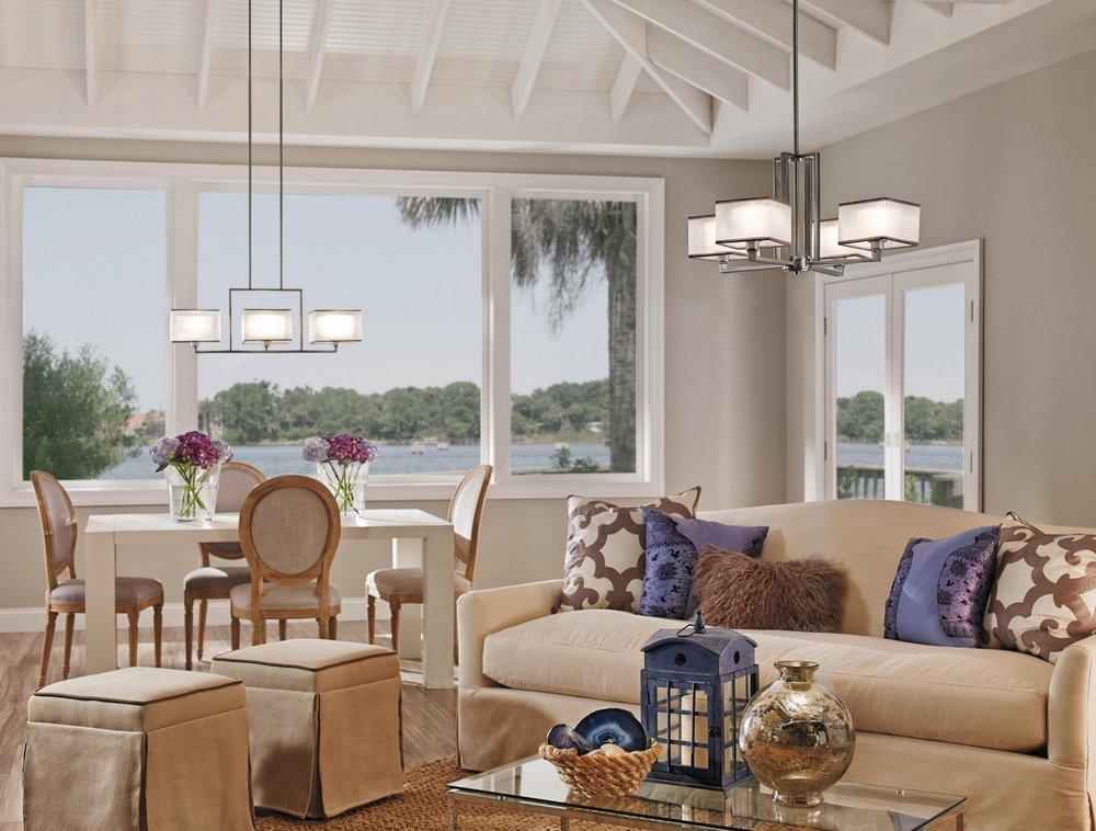 Kichler Lighting Brushed Nickel 60W 3-Light Medium Chandelier 