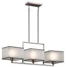Kichler Lighting Brushed Nickel 60W 3-Light Medium Chandelier 